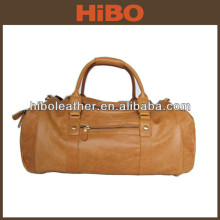 Guangzhou manufacturer handmade leather vintage leather travel weekend bag for men